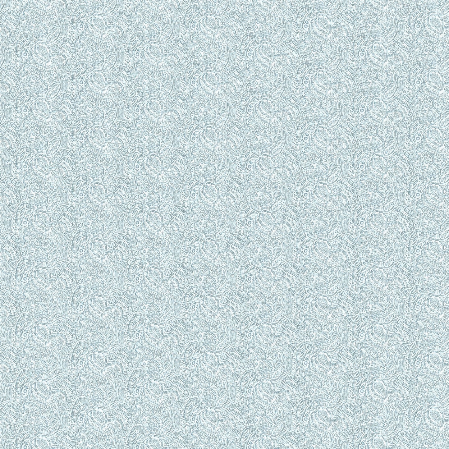 Small Prints Small Paisley Wallpaper - Blue - Galerie - G56690 - Premier Wallcovering