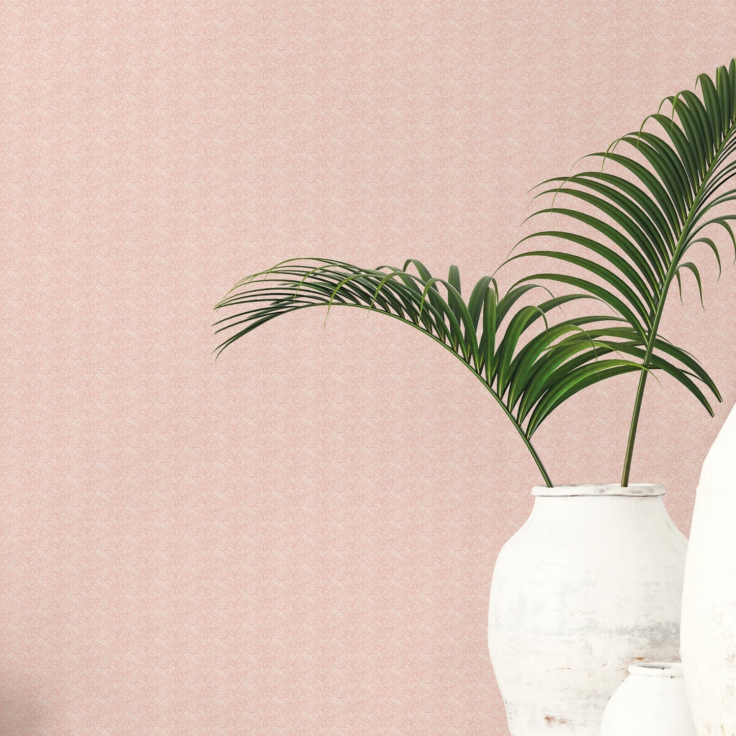 Small Prints Small Paisley Wallpaper - Blush Pink - Galerie - G56691 - Premier Wallcovering