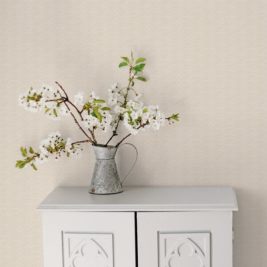 Small Prints Small Paisley Wallpaper - Beige - Galerie - G56689 - Premier Wallcovering