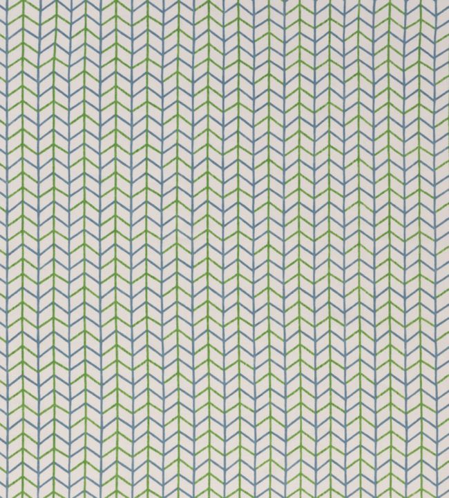 Small Way Fabric - Green - Christopher Farr Cloth - CFF244 - 01 - Premier Wallcovering