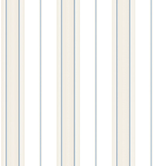 Smart Stripes Multi - Stripe Wallpaper - Beige - Galerie - G67573 - Premier Wallcovering