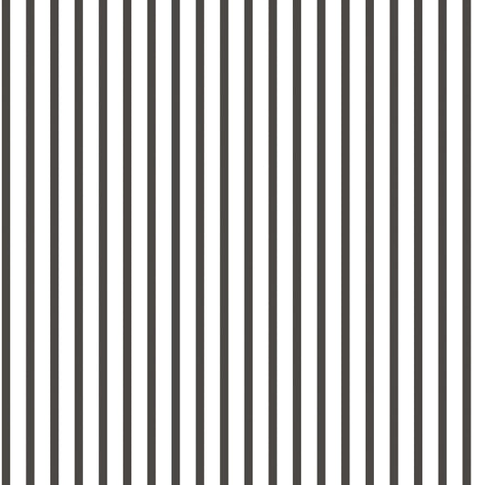Smart Stripes Pin Stripe Wallpaper - Black / Cream - Galerie - G67533 - Premier Wallcovering