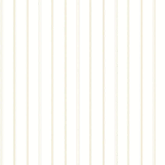 Smart Stripes Skinny Stripe Wallpaper - Beige / White - Galerie - G67561 - Premier Wallcovering