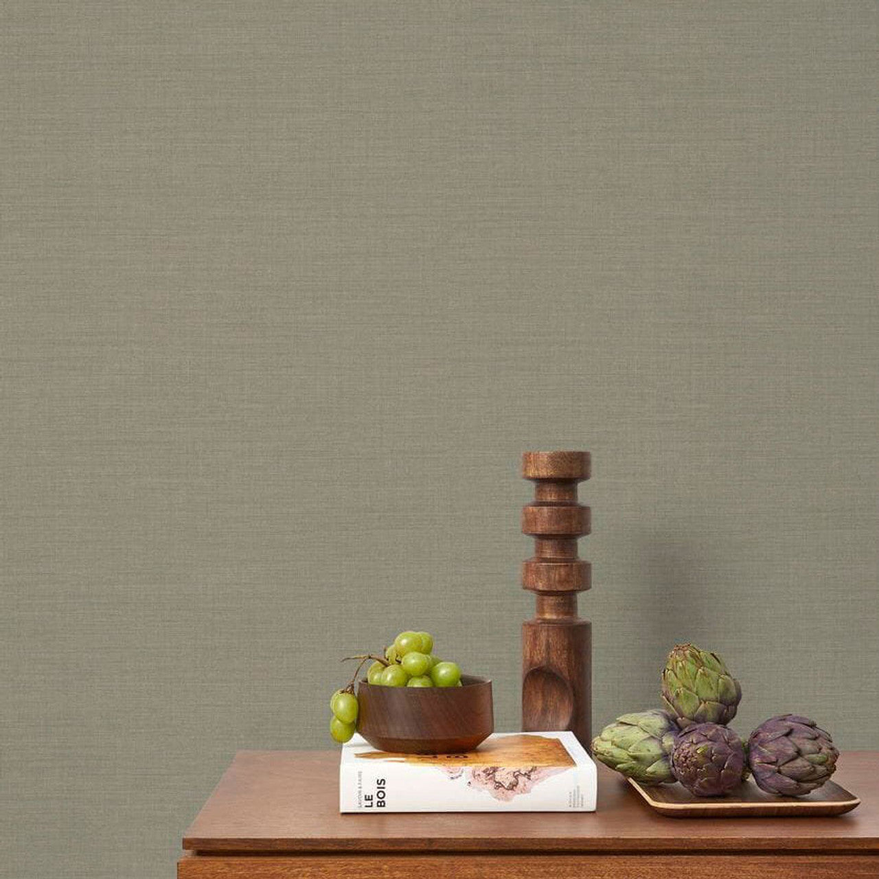 Smith Carnaby Street Wallpaper - Kaki - Casadeco - 200569255 - Premier Wallcovering