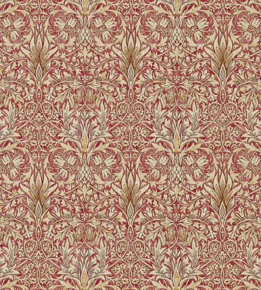 Snakeshead Wallpaper - Madder/Gold - 216426 - Morris & Co - Premier Wallcovering