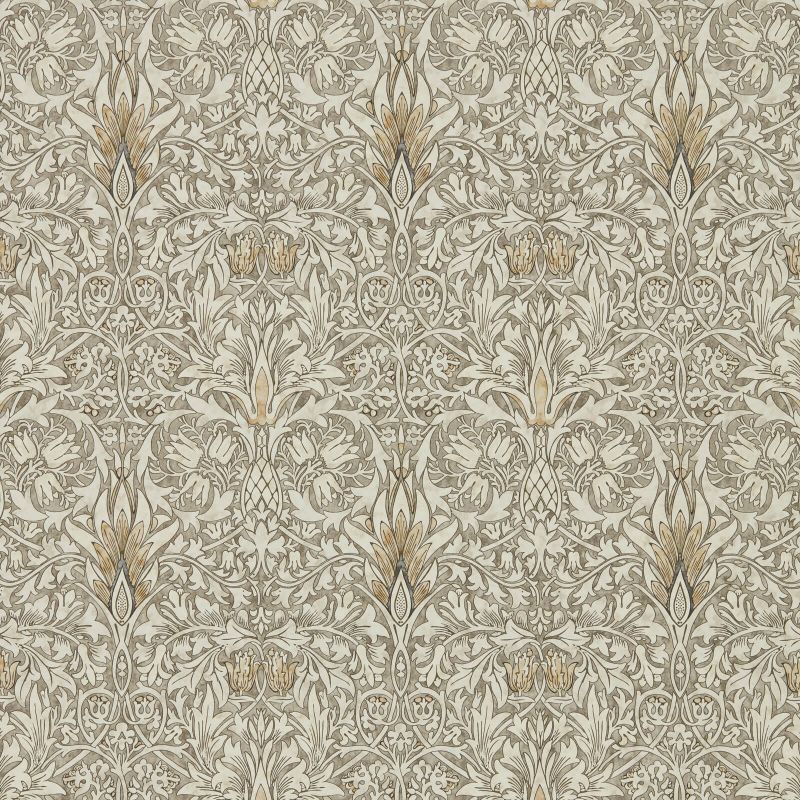 Snakeshead Wallpaper - Stone/Cream - Morris & Co - 216822 - Premier Wallcovering