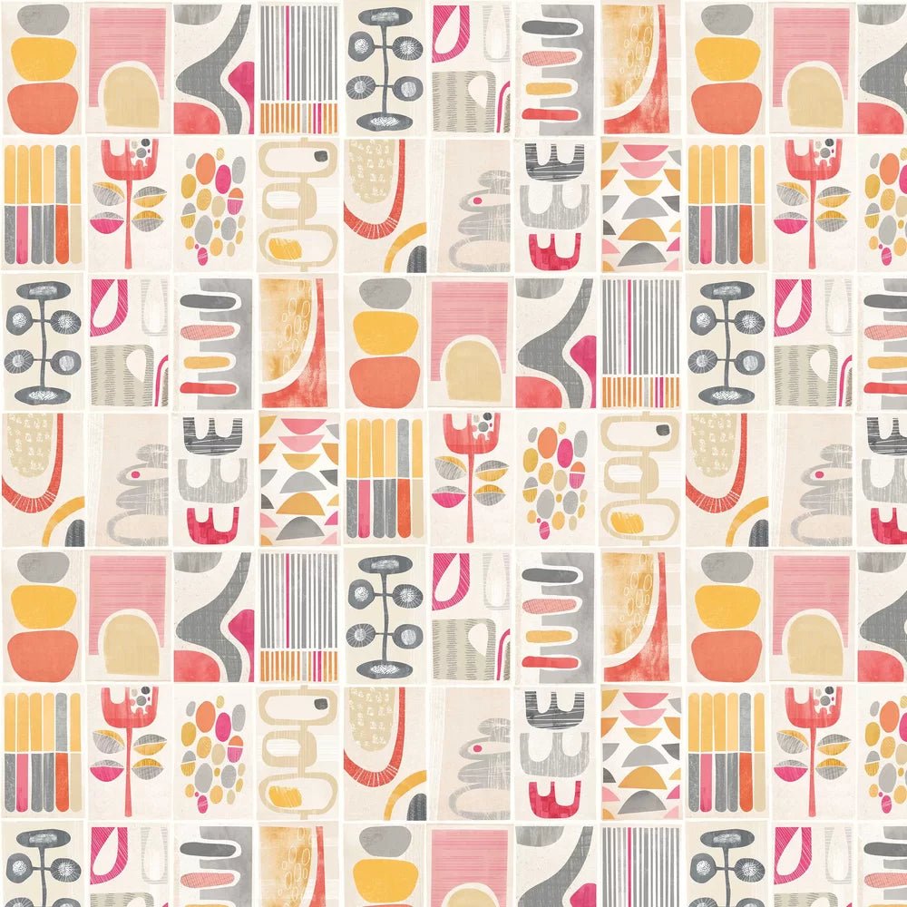 Snip Snip Wallpaper - Tulip & Smoke - Ohpopsi - ABS50129W - Premier Wallcovering