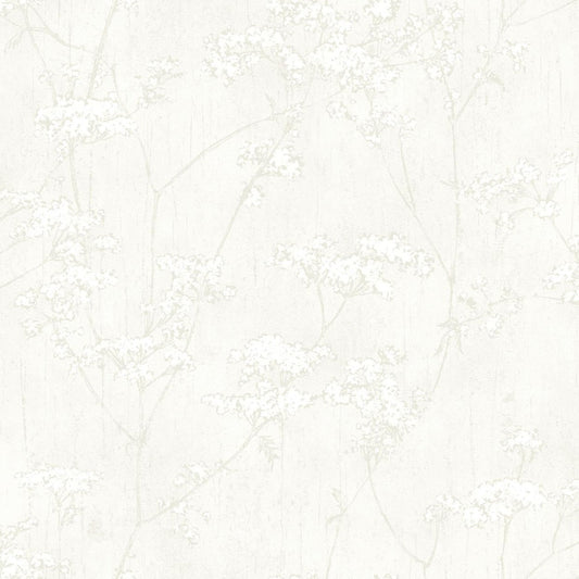 So White Nature Wallpaper - Blanc - Casadeco - 27570121 - Premier Wallcovering