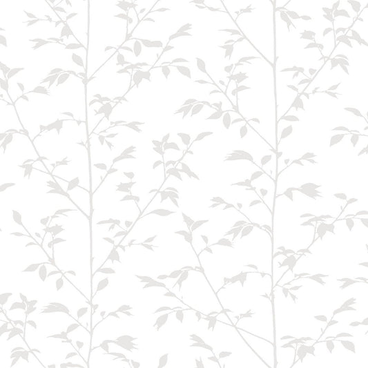So White Nature Wallpaper - Blanc - Casadeco - 68570000 - Premier Wallcovering