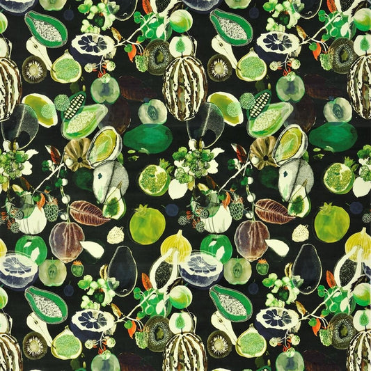 Soft Manaos Fabric - Onyx - Christian Lacroix - FCL2273/01 - Premier Wallcovering