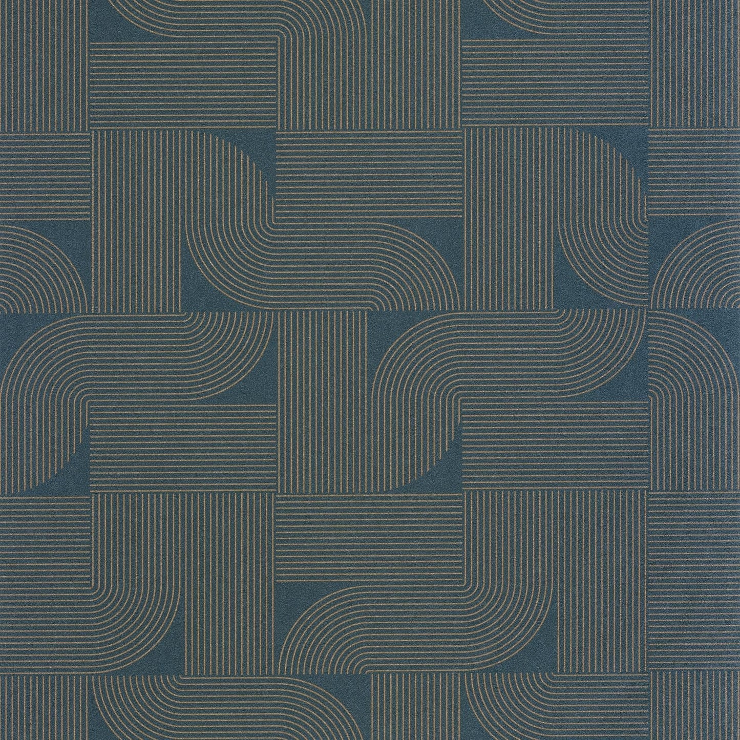 Softness Wallpaper - Bleu Cuivre - Caselio - 106576040 - Premier Wallcovering