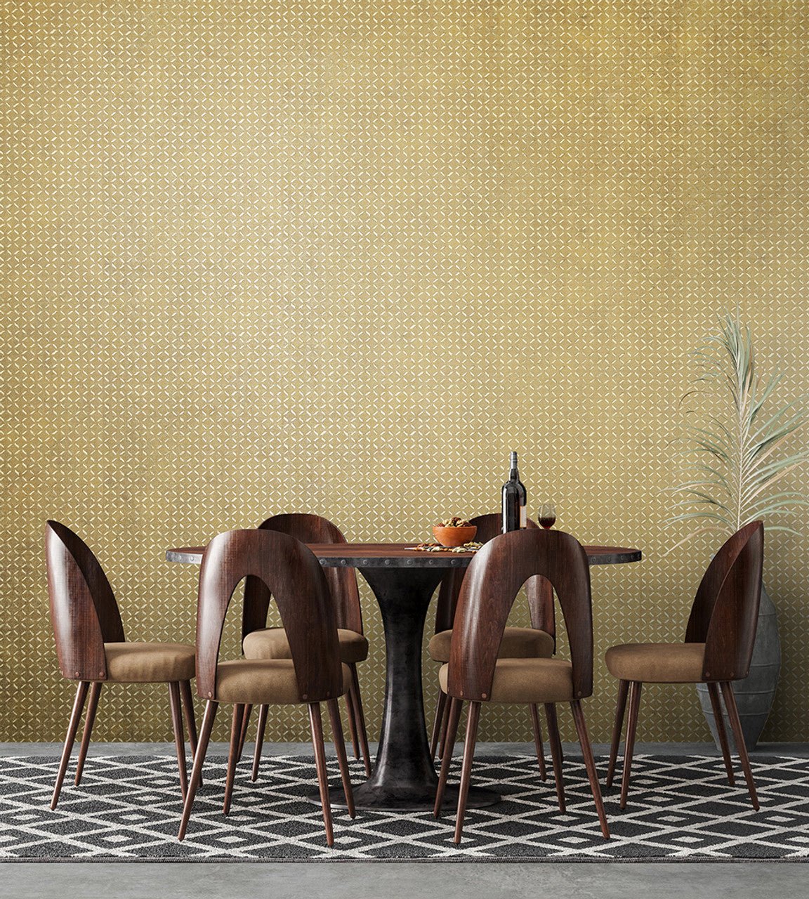 Soho Urban Classics Wallpaper - Brown/ Gold - Hohenberger - 30046 - Premier Wallcovering