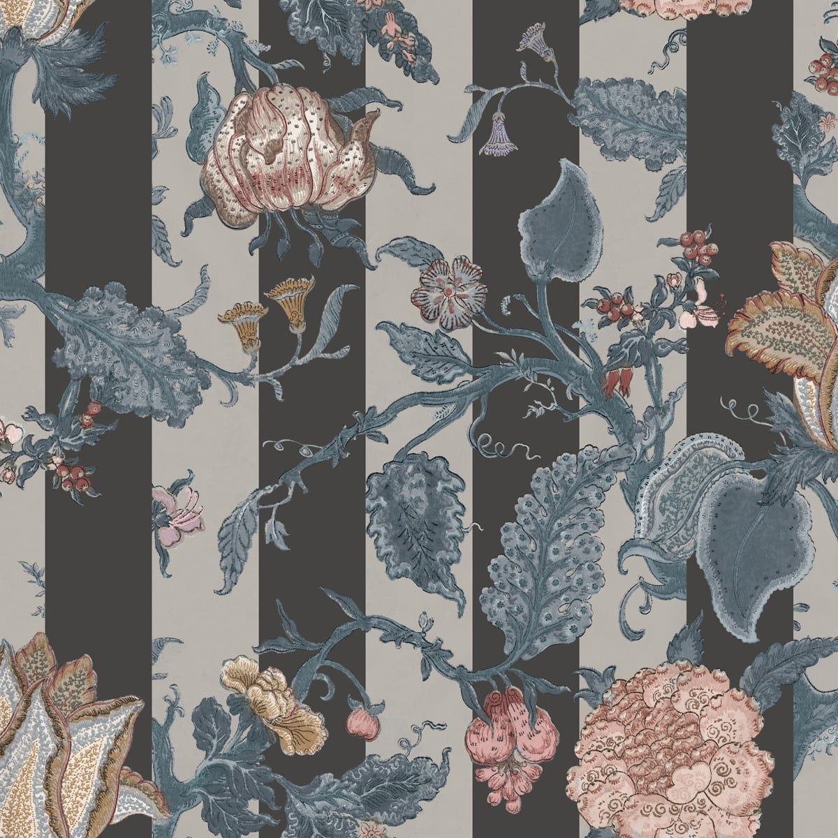 Soho Wallpaper - Slate - Rebel Walls - R17552 - Premier Wallcovering