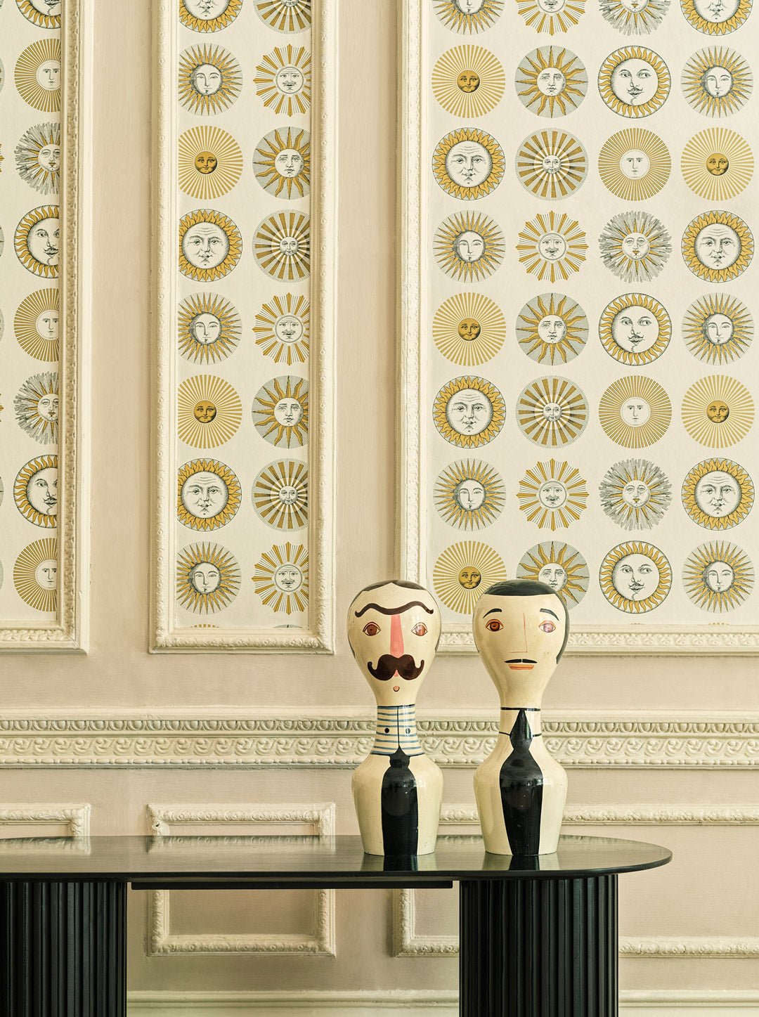 Soli Wallpaper - Cream & Gold - 123/1002 - Cole & Son - Premier Wallcovering