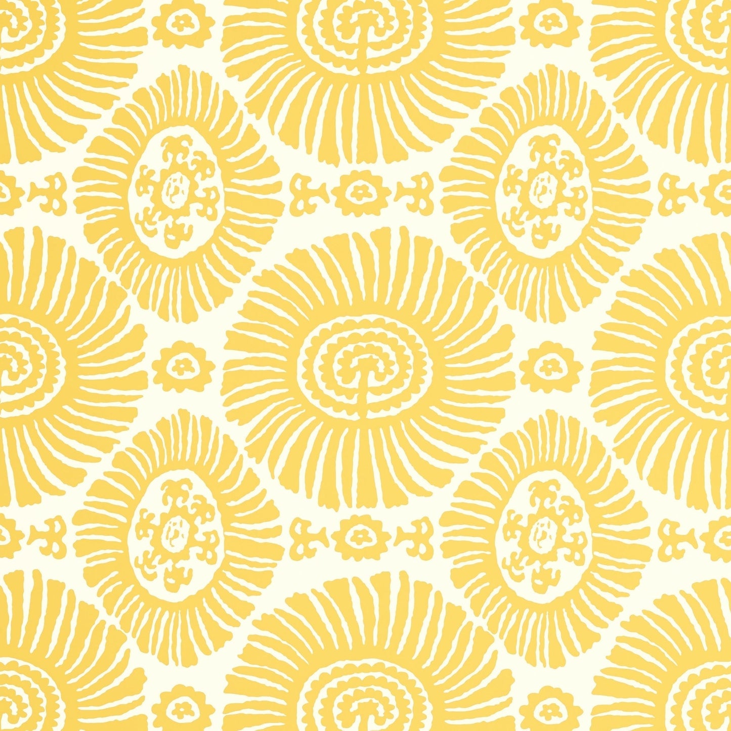 Solis Wallpaper - Yellow - Thibaut - T10086 - Premier Wallcovering