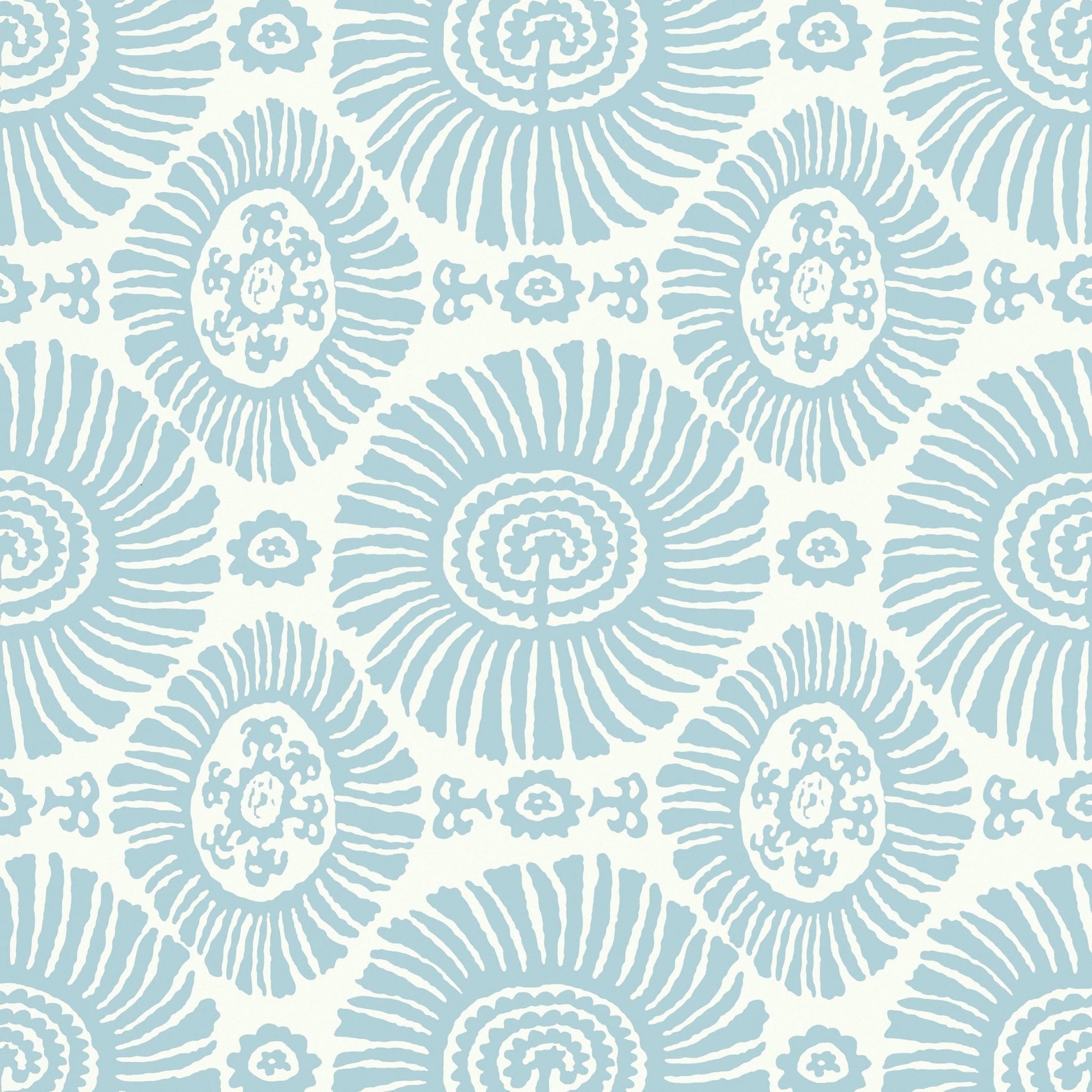 Solis Wallpaper - Spa Blue - Thibaut - T10084 - Premier Wallcovering
