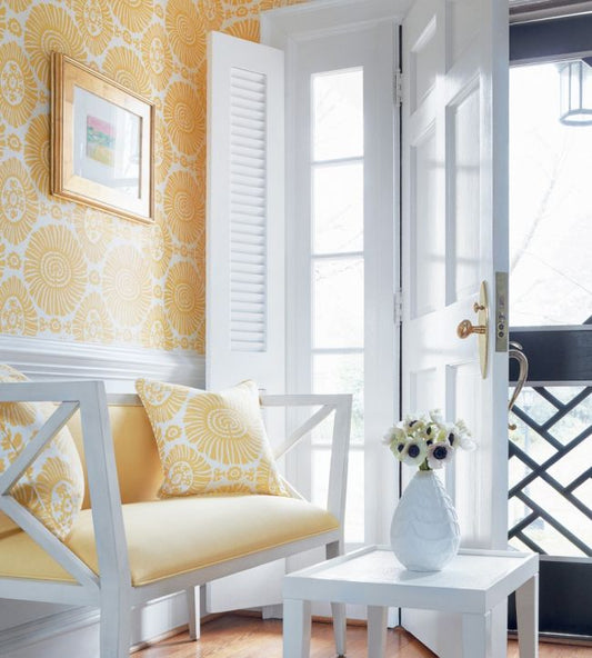 Solis Wallpaper - Coral - Thibaut - T10080 - Premier Wallcovering