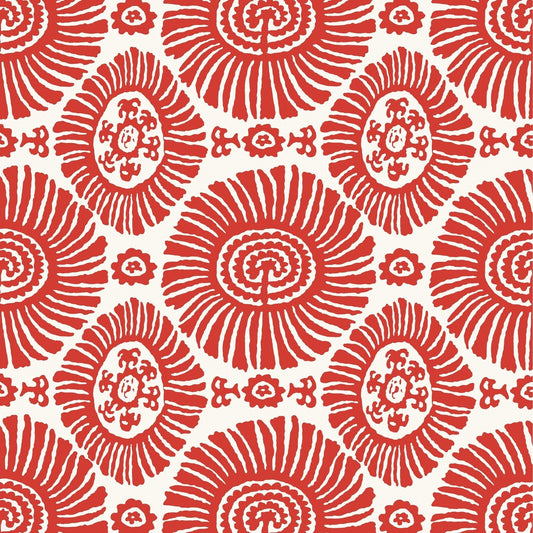 Solis Wallpaper - Coral - Thibaut - T10080 - Premier Wallcovering