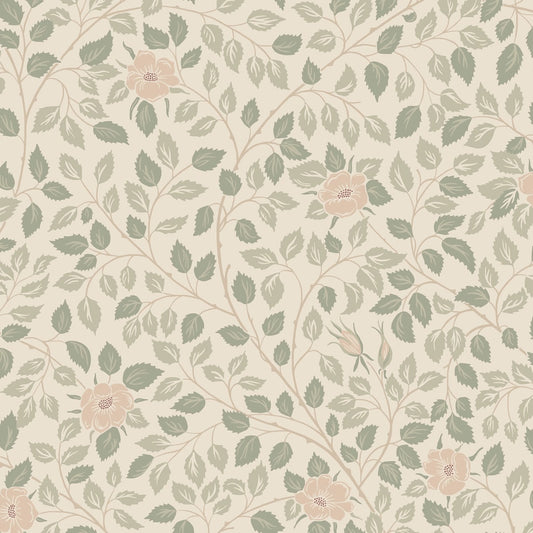 Solliden Wallpaper - Spring Green - Sandberg - S10462 - Premier Wallcovering
