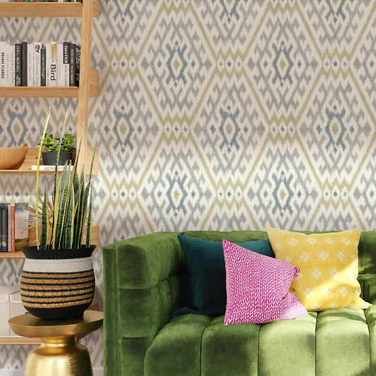 Solola Wallpaper - Golden / Grey - A Street Prints - FD27235 - Premier Wallcovering