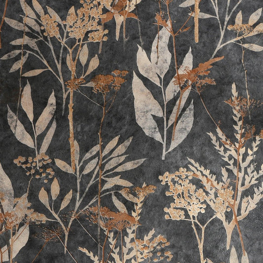 Solstice Wallpaper - Black & Gold - Superfresco Easy - 125057 - Premier Wallcovering
