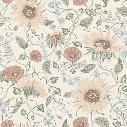 Solveig Wallpaper - Colorful - Sandberg - S10478 - Premier Wallcovering