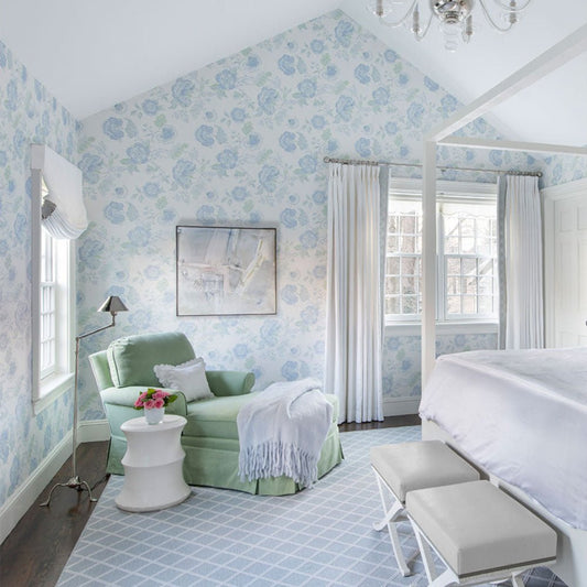 Somerset Wallpaper - Ocean - Blithfield - 689-02 - Premier Wallcovering