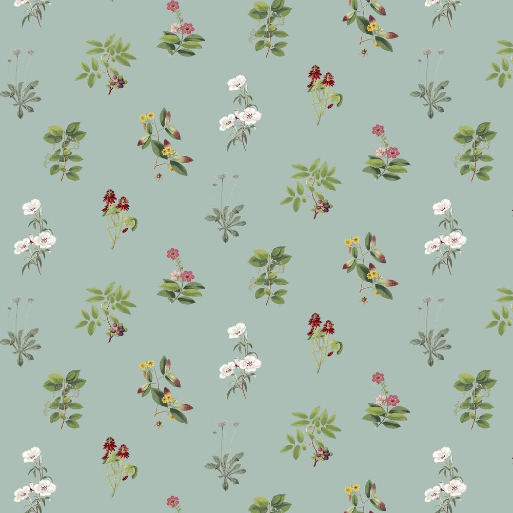 Somerton Wallpaper - Silver Green - Timothy Wilman - TW2565 - Premier Wallcovering
