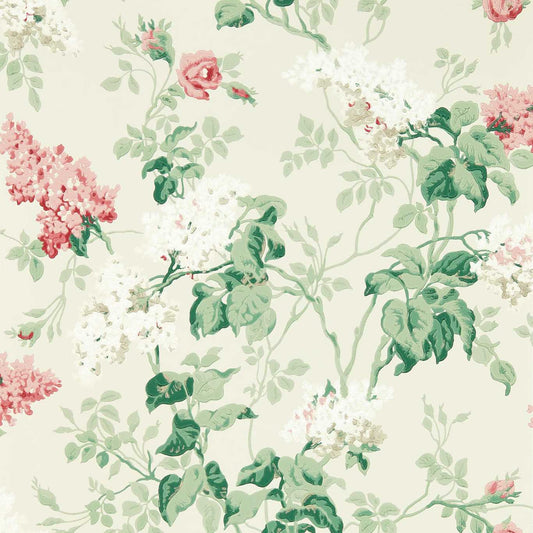 Sommerville Wallpaper - Blush/Grey Birch - DOSW217050 - Sanderson - Premier Wallcovering
