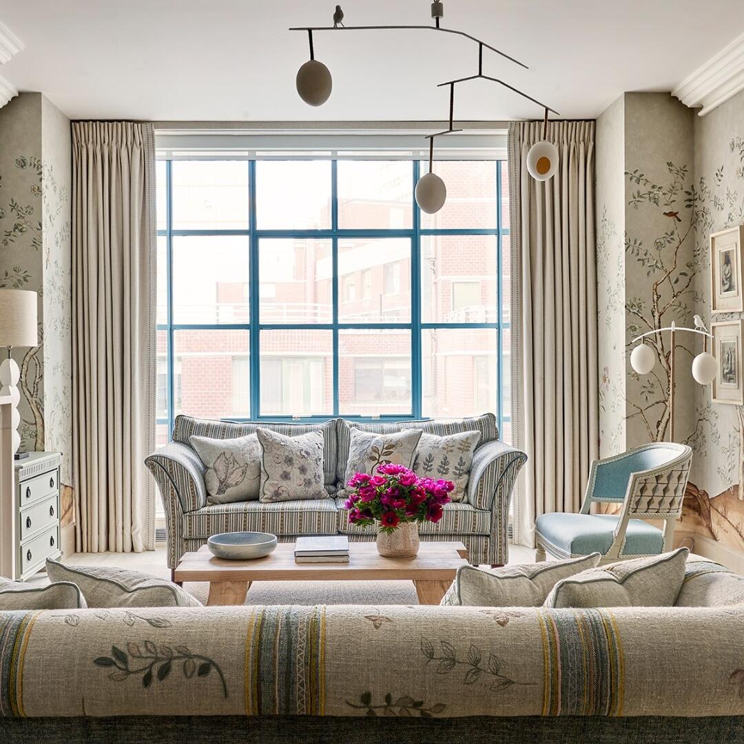 Songbird Wallpaper - Mist - Andrew Martin - KKSBMI - Premier Wallcovering