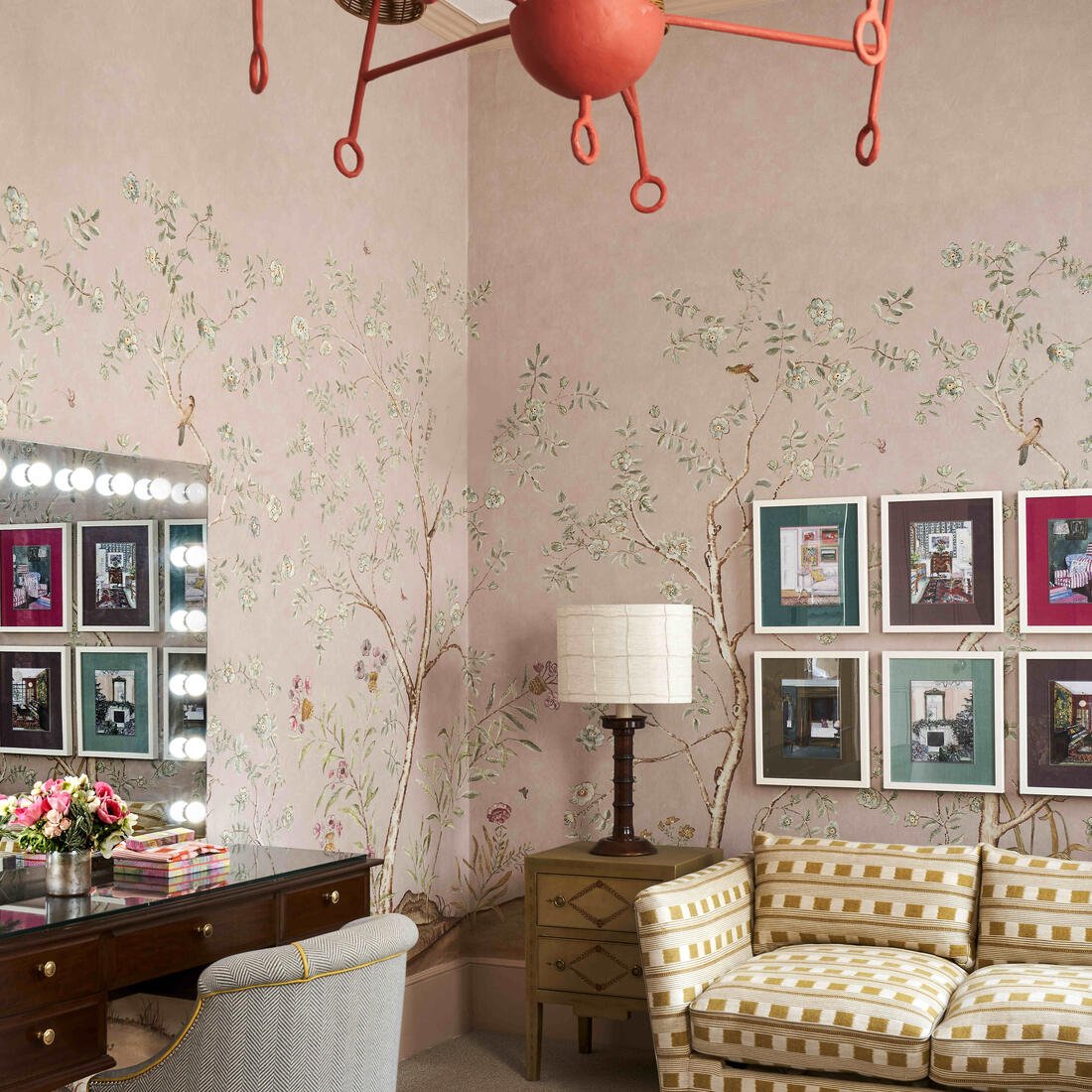 Songbird Wallpaper - Dawn - Andrew Martin - KKSBDA - Premier Wallcovering