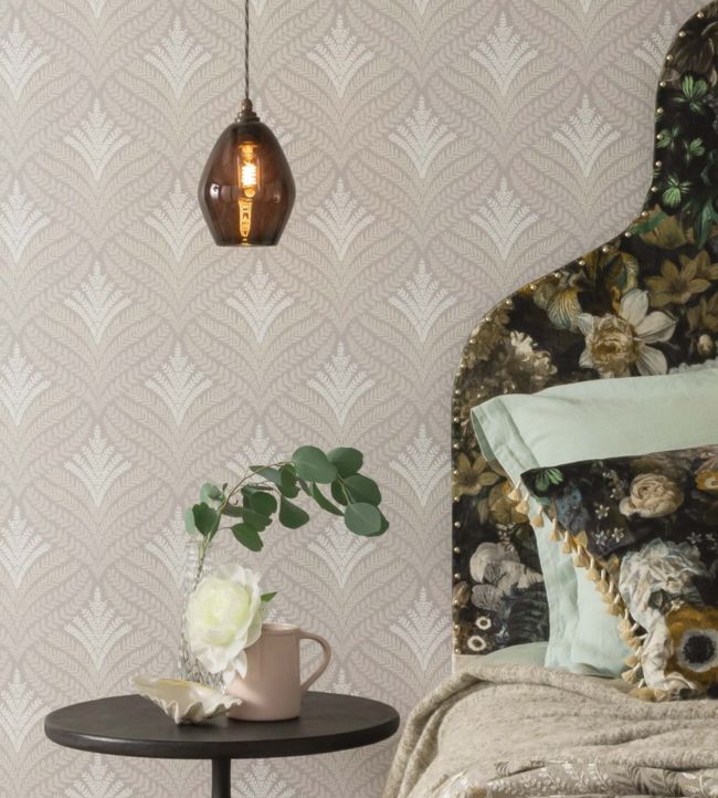 Sotherton Wallpaper - Aubergine / Teal - Osborne & Little - W7460-04 - Premier Wallcovering
