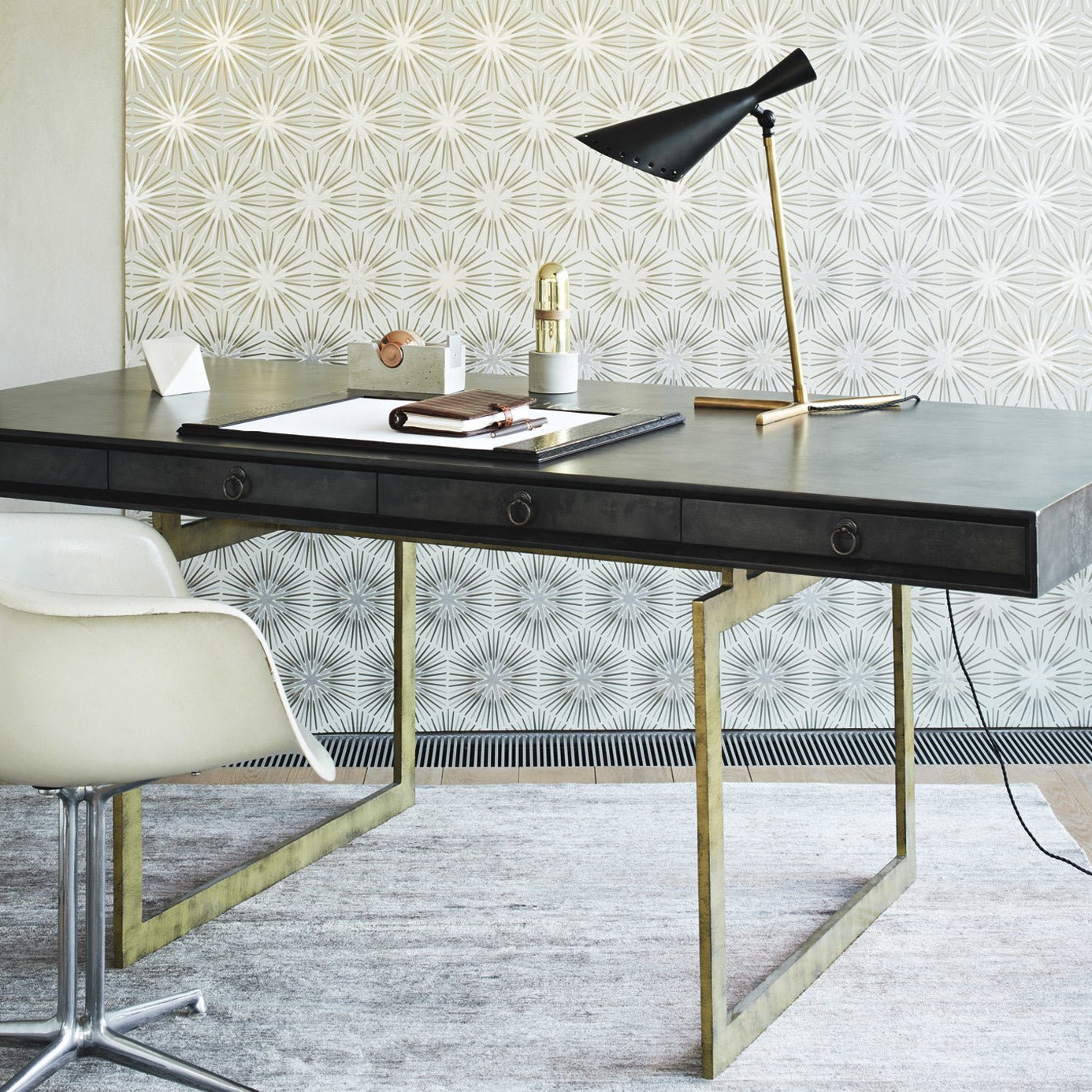 Spark Wallpaper - Sapphire - ZQUA310993 - Zoffany - Premier Wallcovering