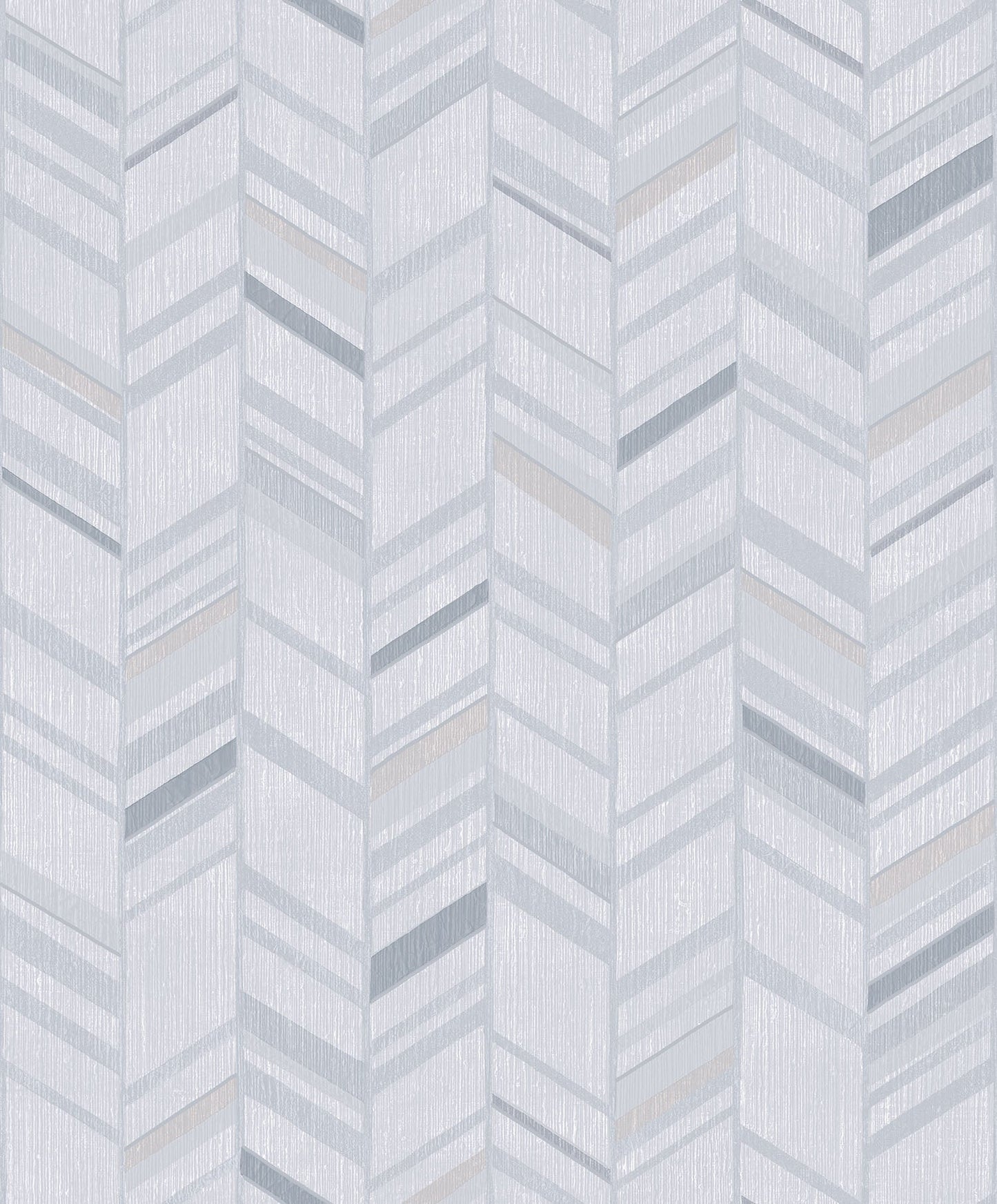 Special FX Chevron Wallpaper - Silver / Aqua / Grey - Galerie - G67711 - Premier Wallcovering