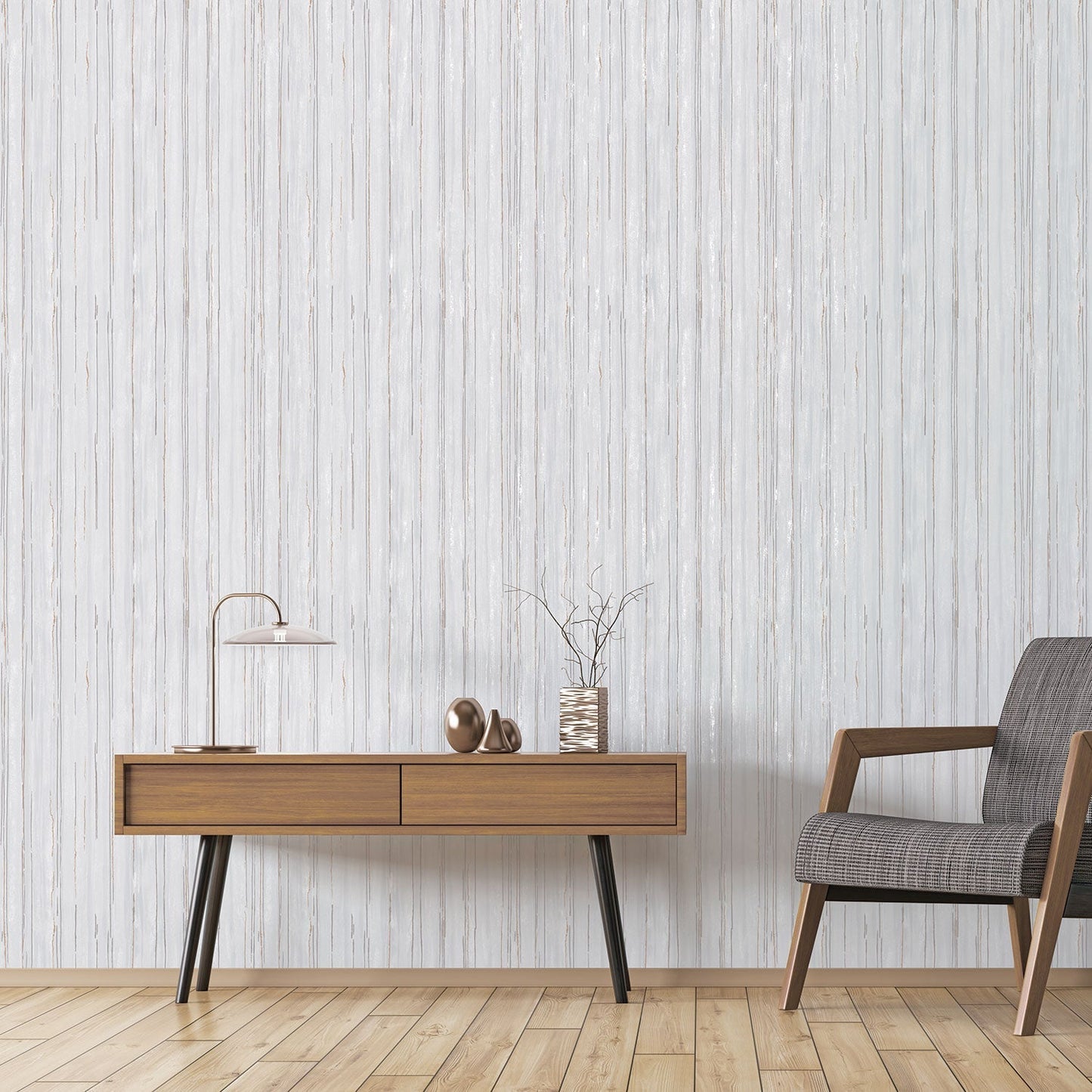 Special FX Shimmering Textured Wallpaper - Copper / Glitter Grey - Galerie - G67708 - Premier Wallcovering