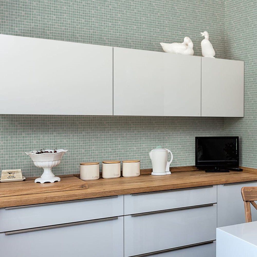 Spectrum Mosaic Wallpaper - Contour - 112653 - Premier Wallcovering