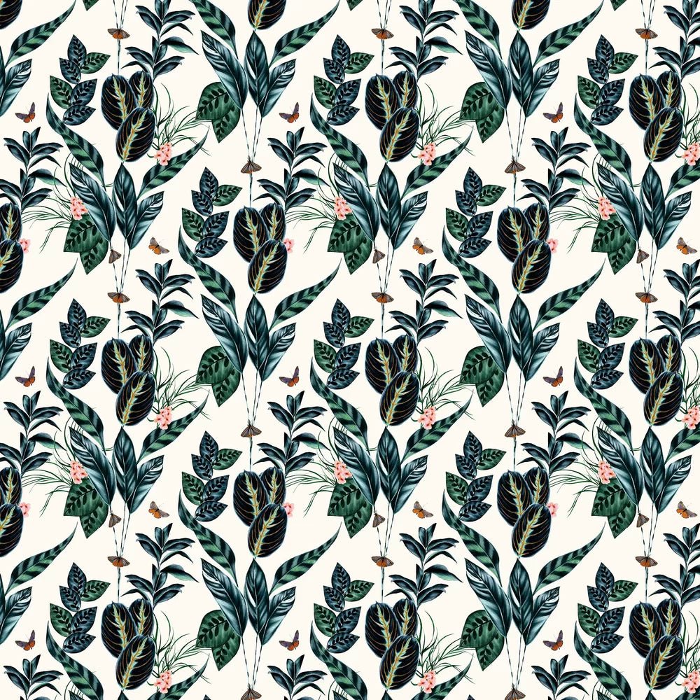 Spirit Wallpaper - Wilderness White - Ohpopsi - WLD53122W - Premier Wallcovering
