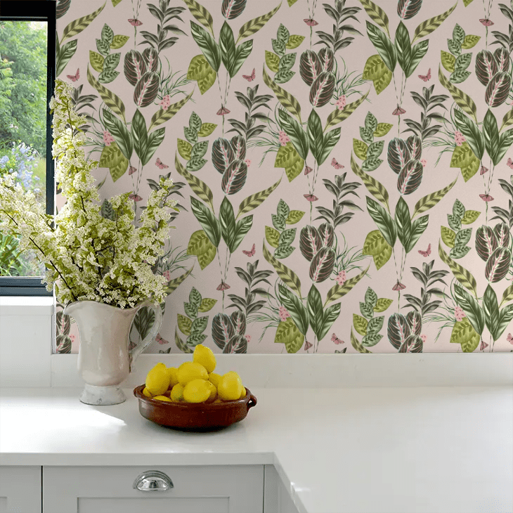 Spirit Wallpaper - Powder - Ohpopsi - WLD53121W - Premier Wallcovering