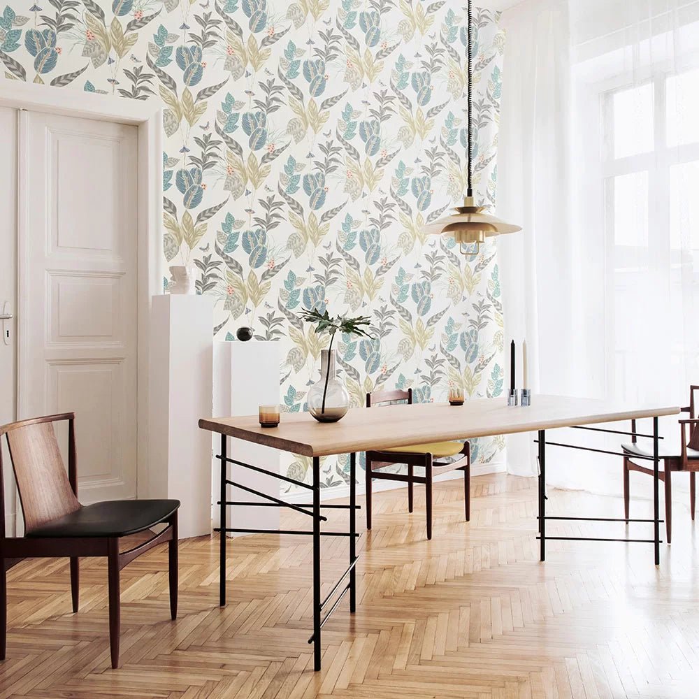 Spirit Wallpaper - Soft Blue - Ohpopsi - LBK50159W - Premier Wallcovering