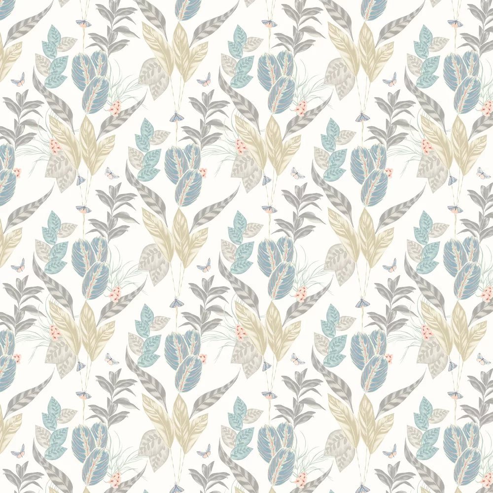 Spirit Wallpaper - Soft Blue - Ohpopsi - LBK50159W - Premier Wallcovering