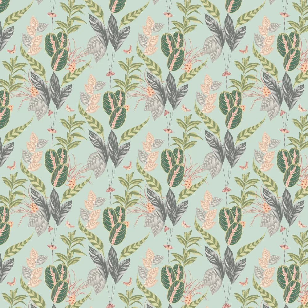 Spirit Wallpaper - Viridian - Ohpopsi - LBK50152W - Premier Wallcovering