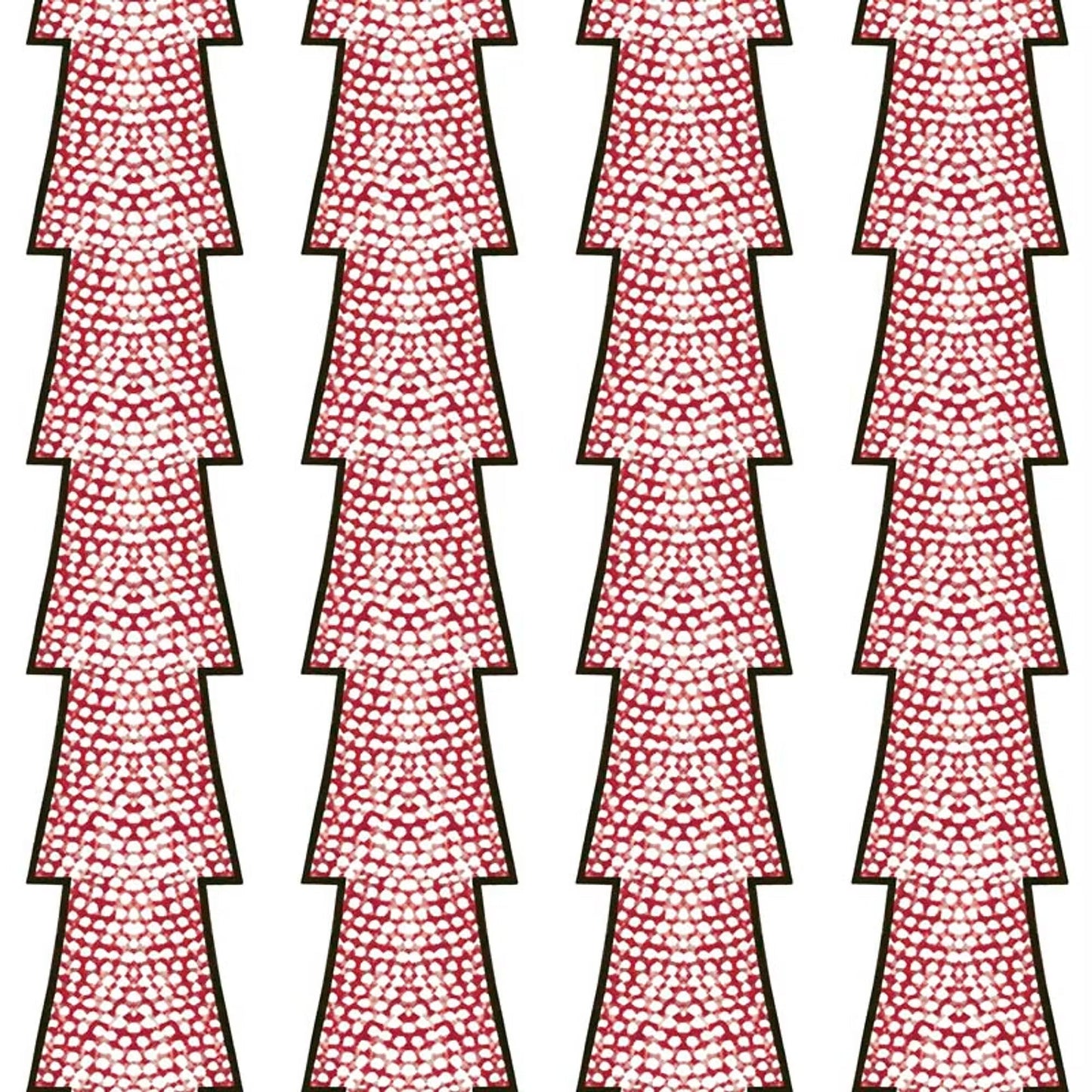 Spot and Arrow Wallpaper - Red - Ottoline - W/SPAR/101/2 - Premier Wallcovering