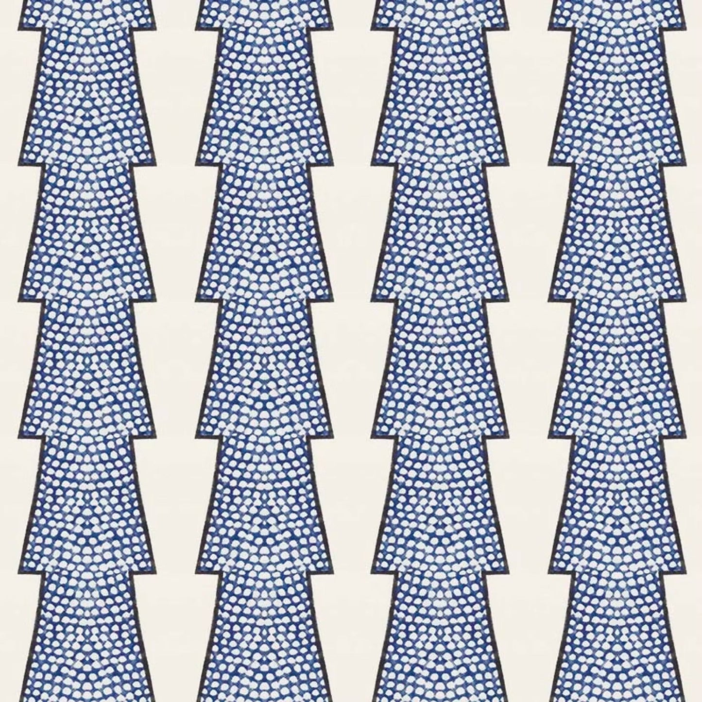 Spot and Arrow Wallpaper - Blue - Ottoline - W/SPAR/101/1 - Premier Wallcovering