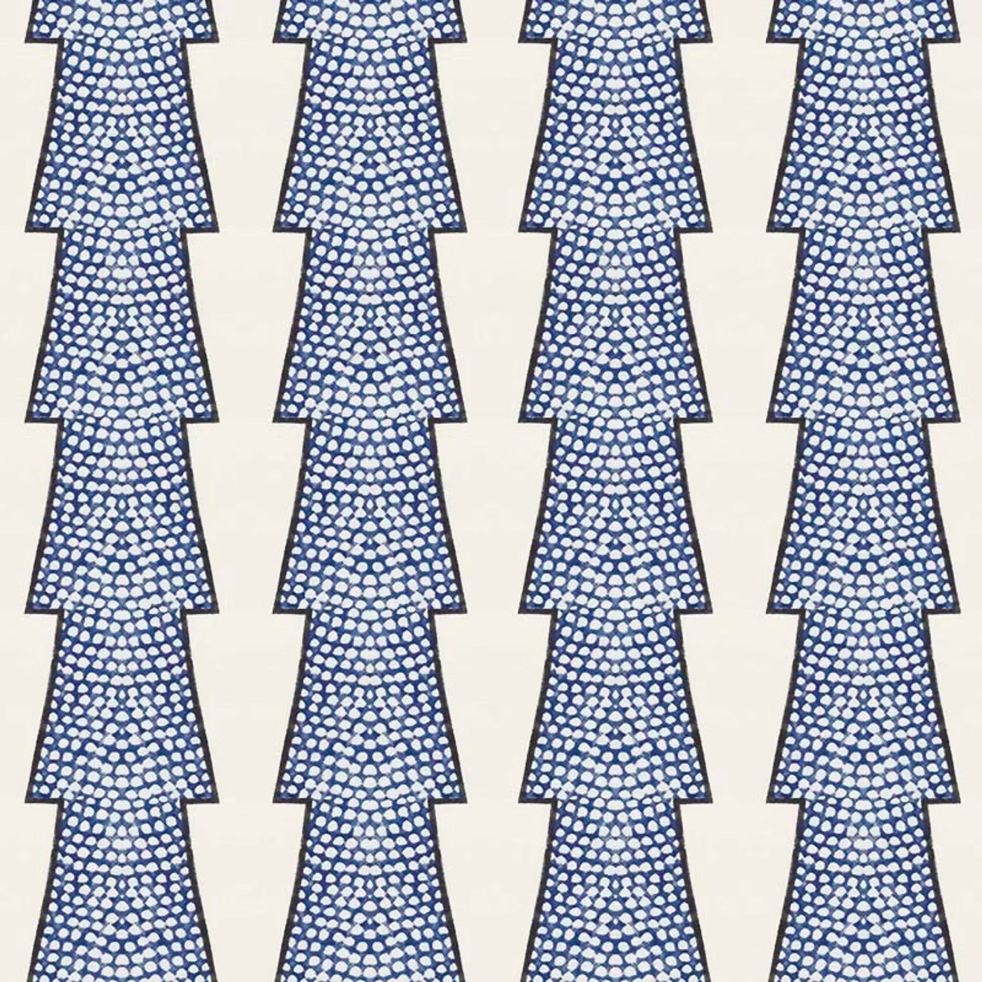 Spot and Arrow Wallpaper - Blue - Ottoline - W/SPAR/101/1 - Premier Wallcovering