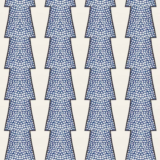 Spot and Arrow Wallpaper - Blue - Ottoline - W/SPAR/101/1 - Premier Wallcovering