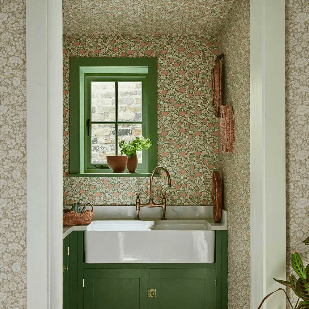 Spring Flowers Wallpaper - Garden - Little Greene - 0267SPGARDE - Premier Wallcovering
