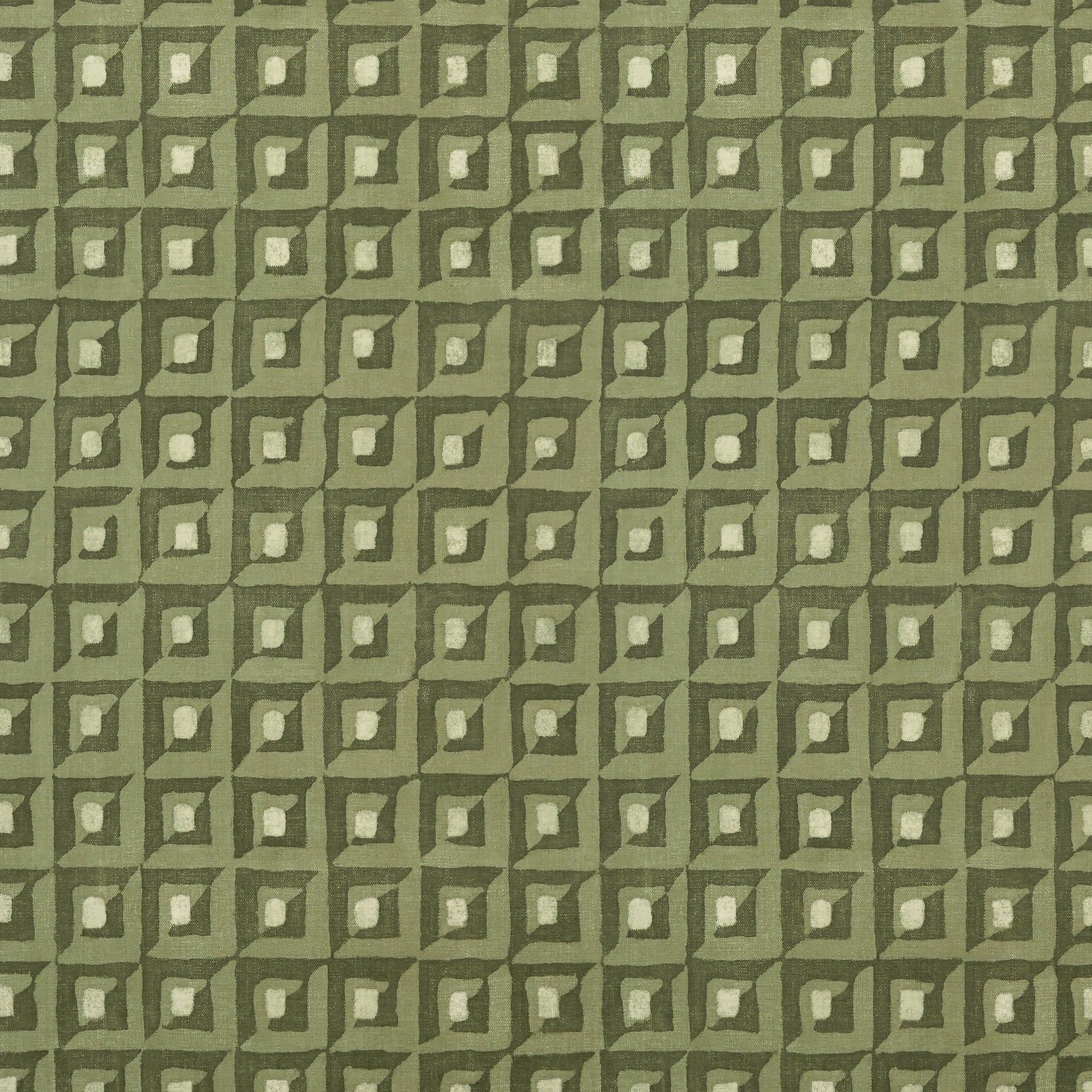 Square Dance Wallpaper - Olive Green - Thibaut - T12846 - Premier Wallcovering