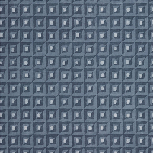 Square Dance Wallpaper - Navy - Thibaut - T12851 - Premier Wallcovering