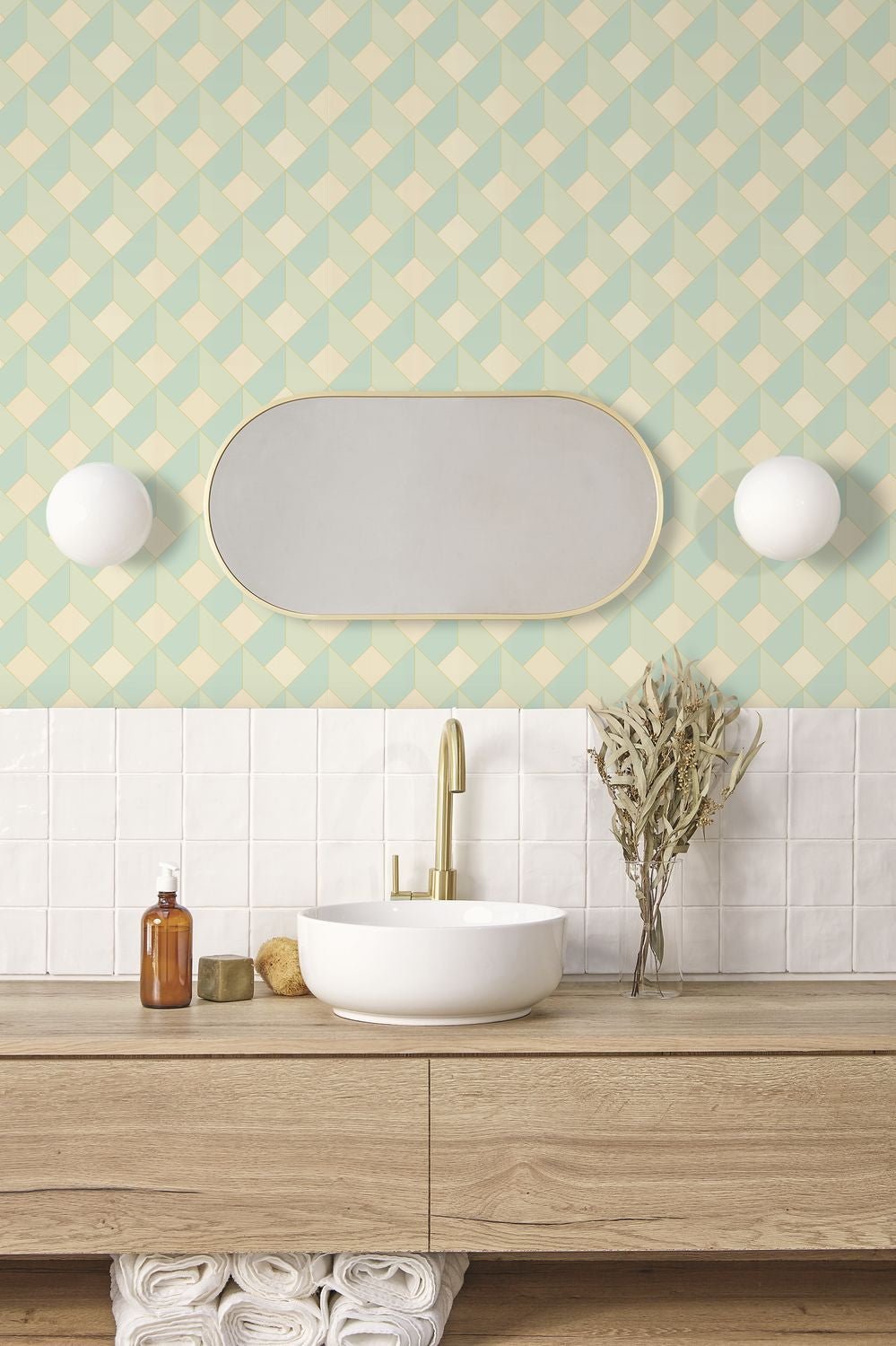 Square Wallpaper - Amande - Caselio - 105097623 - Premier Wallcovering