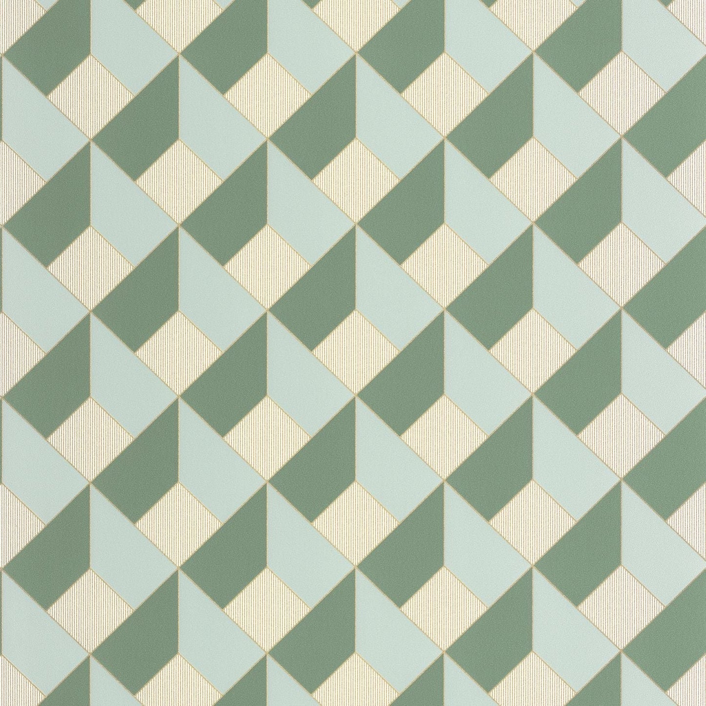 Square Wallpaper - Vert Herbier - Caselio - 105097934 - Premier Wallcovering